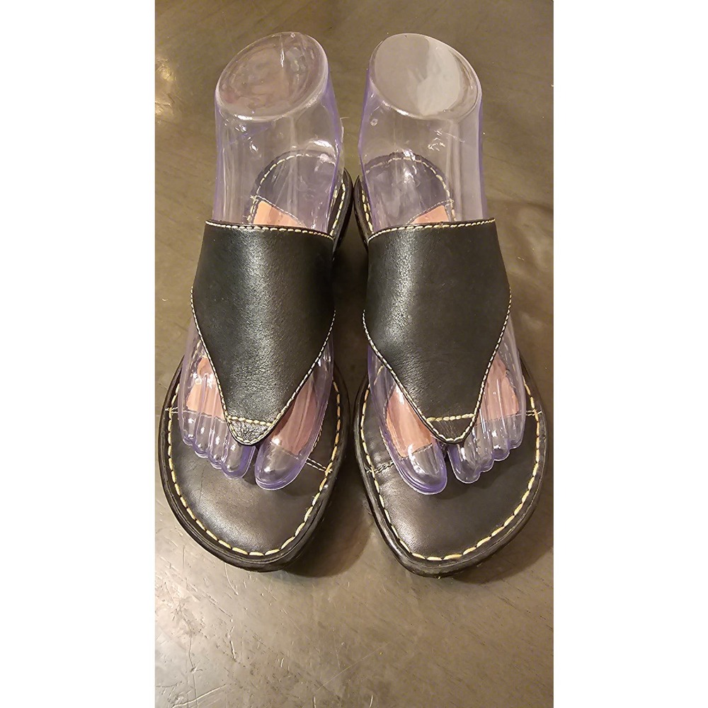 Black Born Leather sandals‎ size 7 - Picture 2 of 6